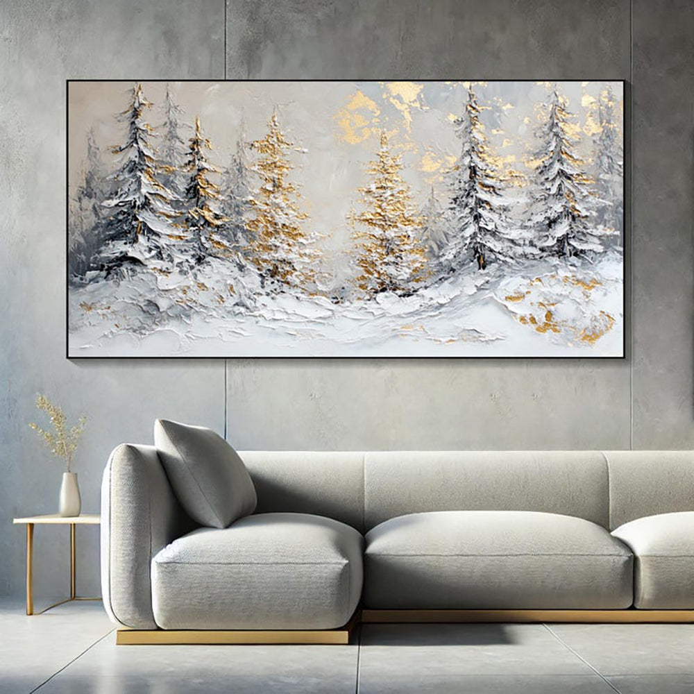 Handmade Oil Painting Canvas Wall Art Decoration Christmas Frameless