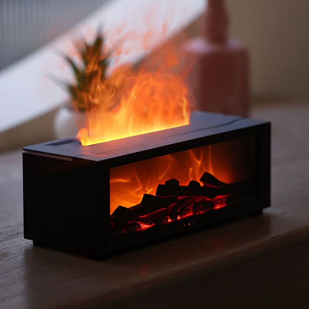 Warm Fireplace Simulation Aromatherapy