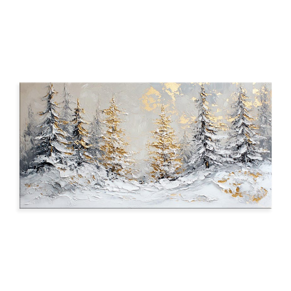 Handmade Oil Painting Canvas Wall Art Decoration Christmas Frameless